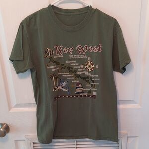 Key West Florida Graphic T-Shirt - Green